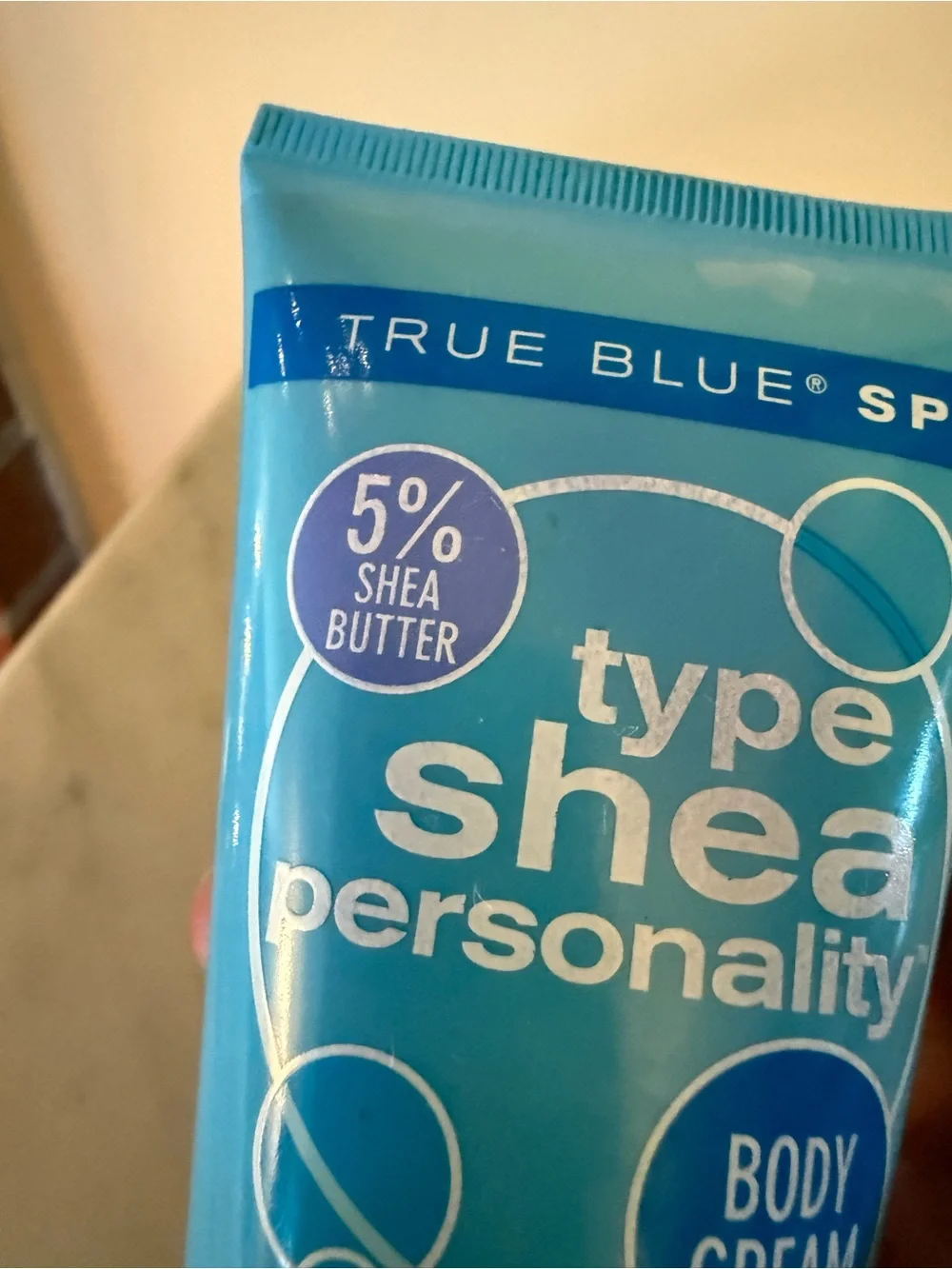 Bath & Body Works True Blue Spa Body Cream Shea Personality 2 oz Discontinued